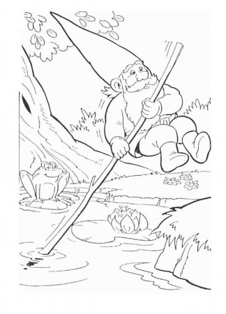 david the gnome, : David the Gnome Jump Over River with Long Stick ...