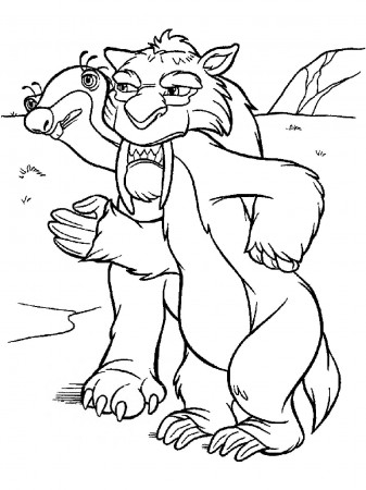 Ice Age coloring pages ice age 2 coloring pages – Impress Your Kids