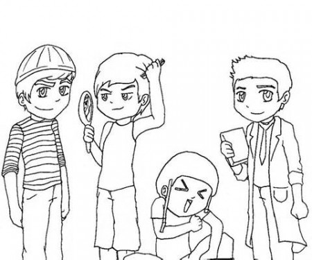 Big Time Rush Coloring Pages To Print Page 1 - Coloring Home