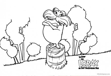 Lorax Trees Coloring Pages Truffula Trees Coloring Sheets. Kids ...