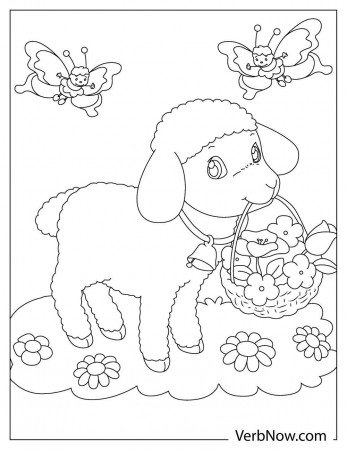 Free LAMB Coloring Pages & Book for Download (Printable PDF) - VerbNow