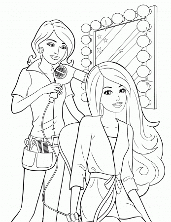 Exercise Free Barbie Coloring Pages Resume Format Download Pdf ...