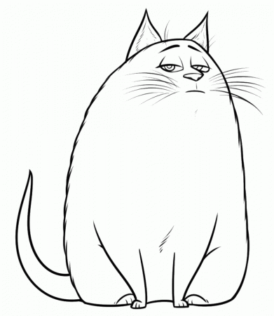 The Secret Life Of Pets Coloring Page