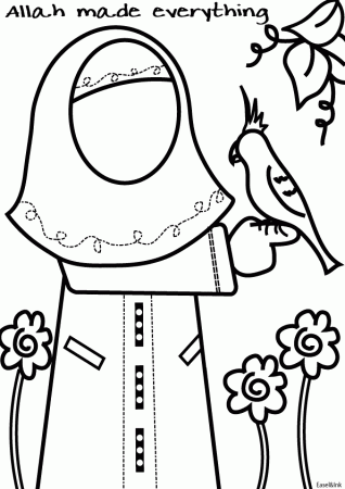 5 Pillars Of Islam Coloring Page - Coloring Pages For All Ages