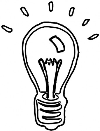 Shining Light Bulb Coloring Pages - Download & Print Online Coloring Pages  for Free | Color Nimbus