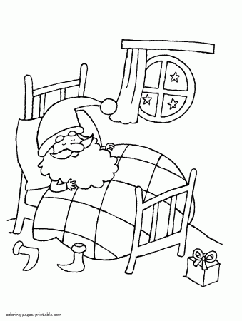 Sleeping Coloring Pages - Coloring Pages 2019