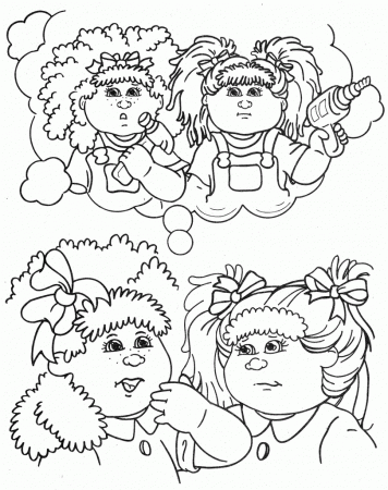 Cabbage Patch Kids Coloring Pages - Max Coloring