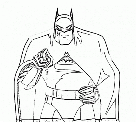 Batman Coloring Page - Dr. Odd