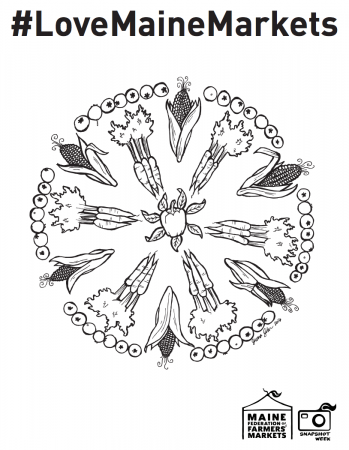 Maine Farmers' Market Coloring Pages - Maine Federation of Farmers ...
