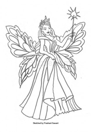 fairy coloring pages for kids - High Quality Coloring Pages