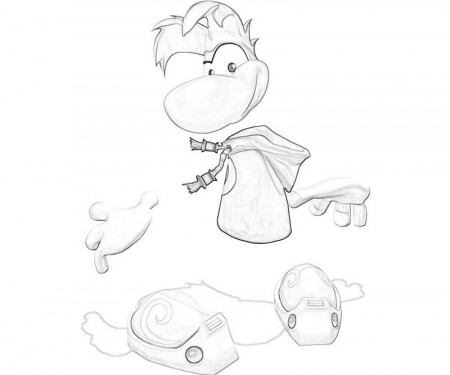 Rayman - Coloring Pages for Kids and for Adults