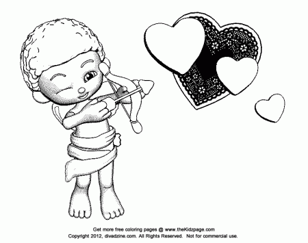 Valentine's Day Cupid - Free Valentine's Day Coloring Pages for ...