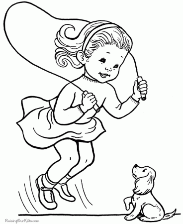 Puppy Coloring Pages - Free and Printable!