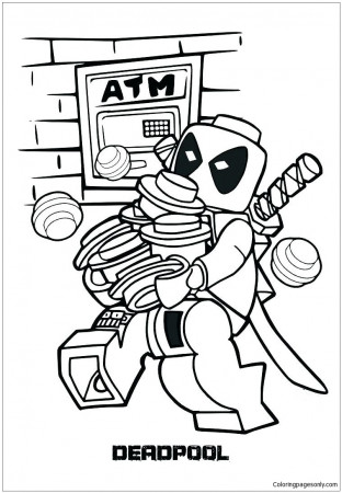 Lego Deadpool 2 - Image 1 Coloring Pages - Deadpool Coloring Pages - Coloring  Pages For Kids And Adults