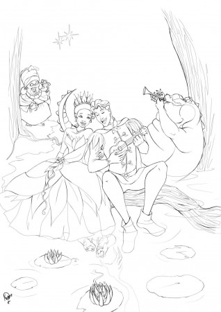 Princess and the Frog lines by Alicechan on DeviantArt
