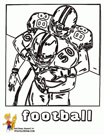 Fired Up Football Coloring Pictures | Free Football | Coloring ...