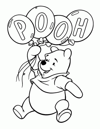 pooh bear coloring pages - High Quality Coloring Pages