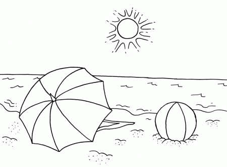Coloring Pages Summer Free - High Quality Coloring Pages