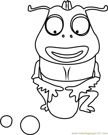 Brown Coloring Page - Free Larva Coloring Pages : ColoringPages101.com