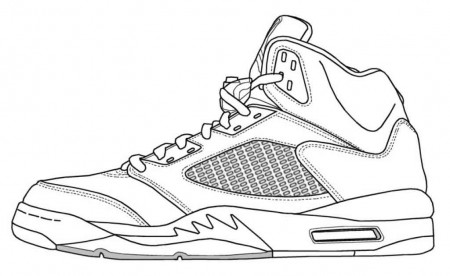 Coloring Pages of Michael Jordans Shoes to Printable Colouring ...