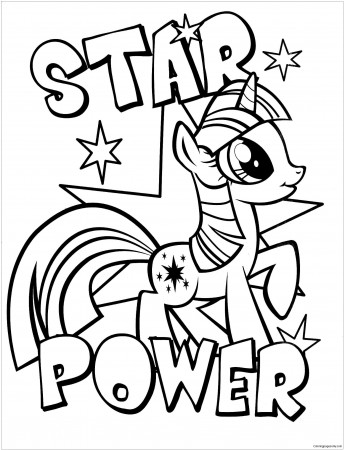 My Little Pony 3 Coloring Page - Free Coloring Pages Online
