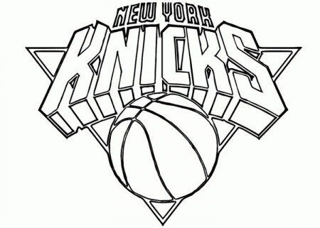 Nba Coloring Pages New York Knicks | Sports coloring pages, Nba ...