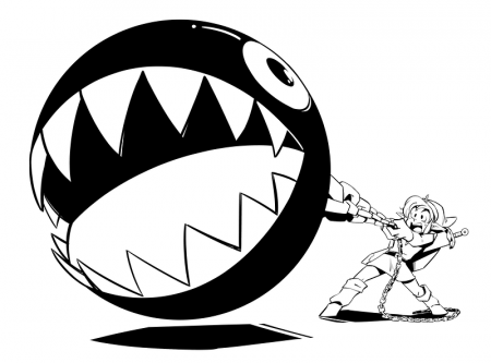 Chain Chomp coloring pages