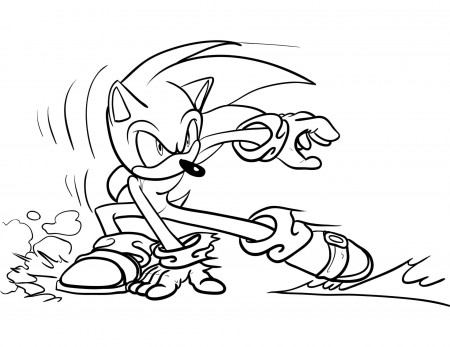 Download Sonic The Hedgehog Coloring Pages | Wallpapers.com