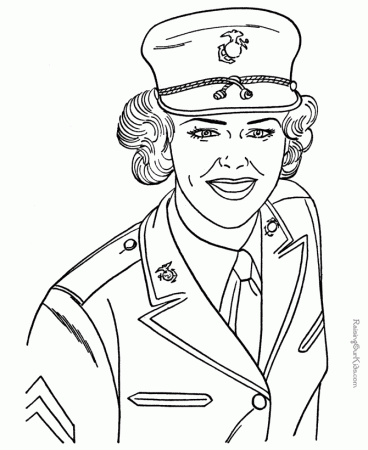 coloring pages for armed forces day - Clip Art Library