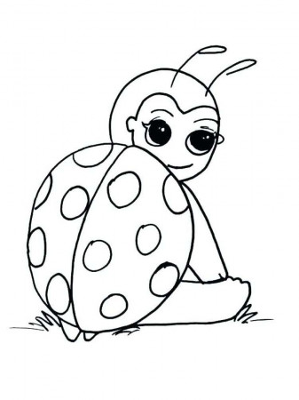 Ladybird Coloring Page - Pintable Coloring Ideas | Ladybug coloring page, Bug  coloring pages, Cartoon coloring pages