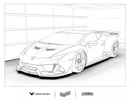Supercar Coloring Pages | Built by Kids