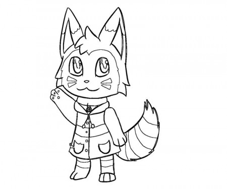 8 Animal Crossing Coloring Page