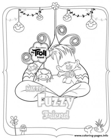 Dreamworks Trolls Coloring Pages - GetColoringPages.com - Coloring Home