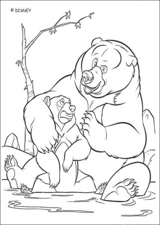 Brother bear 24 coloring pages - Hellokids.com