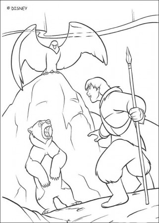 Brother Bear coloring book pages : 44 free Disney printables for ...