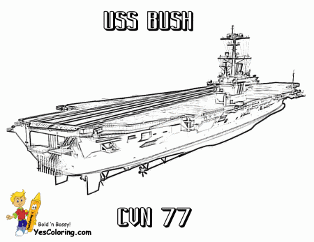 Nonstop Navy Coloring Page | Free | Navy | Aircraft Carrier | Ship ...