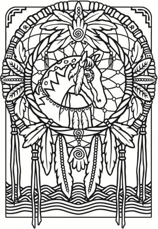 Dreamcatchers Stained Glass Coloring Book - Google Search ...