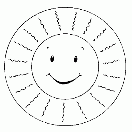 Coloring Pages Of Sun | Coloring Pages