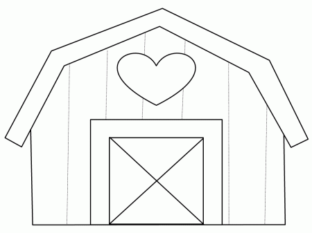 Free Printable Barn Coloring Pages - High Quality Coloring Pages