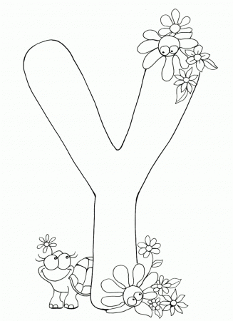 Free Coloring Pages Of Y Is For Yo Yo Coloring Pages Letter Y ...