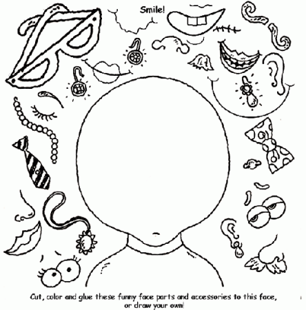 Create a Funny Face Coloring Page | crayola.com