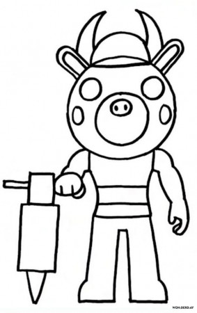 Coloring Pages Roblox. Piggy, Adopt Me And Others. Print ...