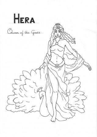 Hera coloring page Greek God mythology Unit study by LilaTelrunya |  Mitologia greca, Arte greca, Arte