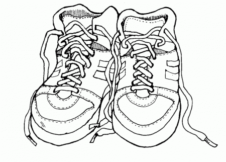 Shoes Coloring Pages - Best Coloring Pages For Kids