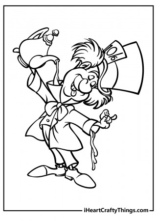 Printable Alice In Wonderland Coloring Pages (Updated 2023)