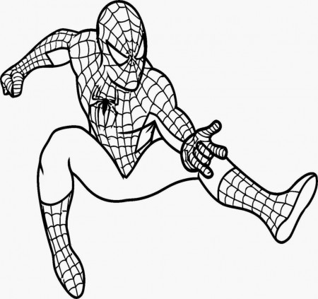 Spiderman Color Sheets | Free Coloring Sheet