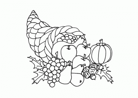 Fruits And Vegetables - Coloring Pages for Kids and for Adults