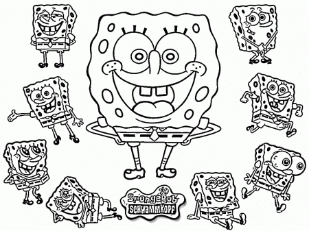 Spongebob Squarepants Coloring Pages | Forcoloringpages.com