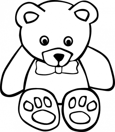 Teddy Bear Outline