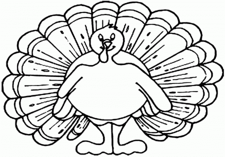 Coloring Pages Thanksgiving Turkey Printable Little Kids ...
